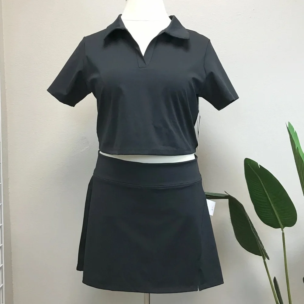 Fashion Nova Tennis Love Active Top & Tennis Love Active Skort - New! - Size 3X